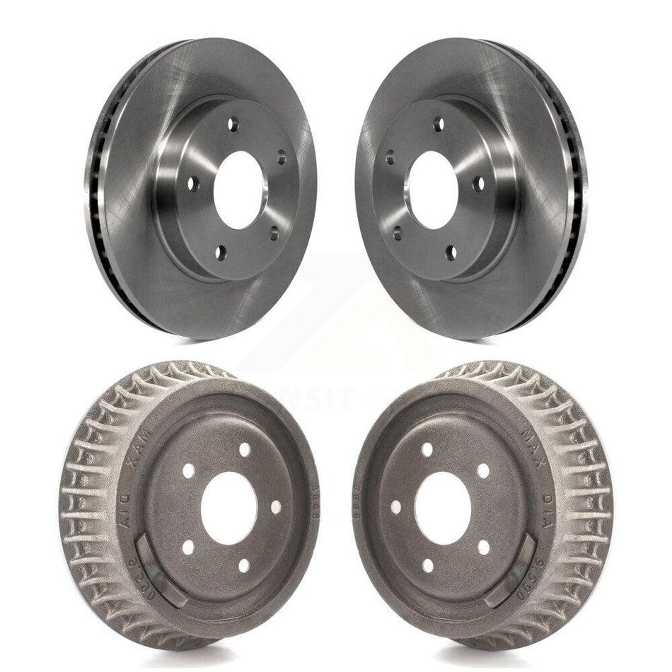 Front Rear Disc Brake Rotors Drums Kit For Chevrolet S10 Isuzu Hombre K8-102182