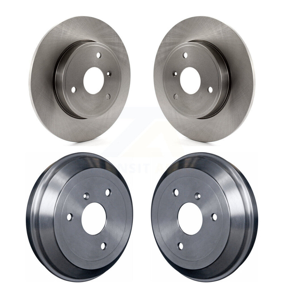 Front Rear Disc Brake Rotors Drums Kit For Smart Fortwo K8-102185