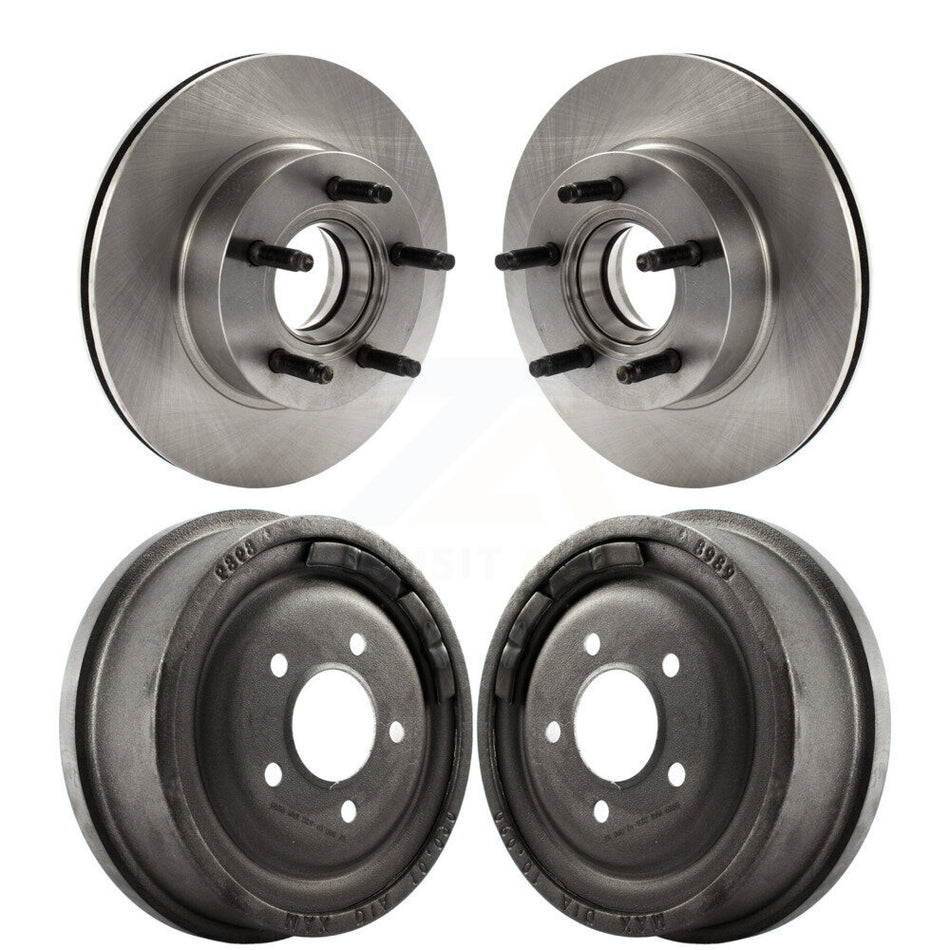 Front Rear Disc Brake Rotors Drums Kit For Ford Explorer Mazda Navajo K8-102196