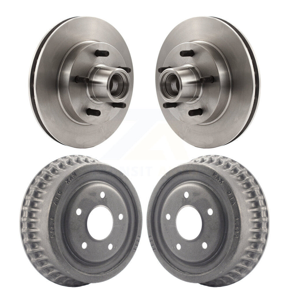 Front Rear Brake Rotor Drum Kit For Chevrolet S10 Camaro Pontiac Monte Carlo GMC Firebird Blazer El Camino Buick Regal S15 Oldsmobile Cutlass Supreme Jimmy Sonoma Grand Prix Caballero Calais K8-102203