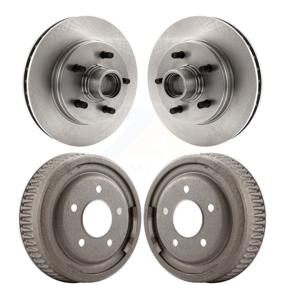 Front Rear Disc Brake Rotors Drums Kit For C1500 Chevrolet GMC K8-102219