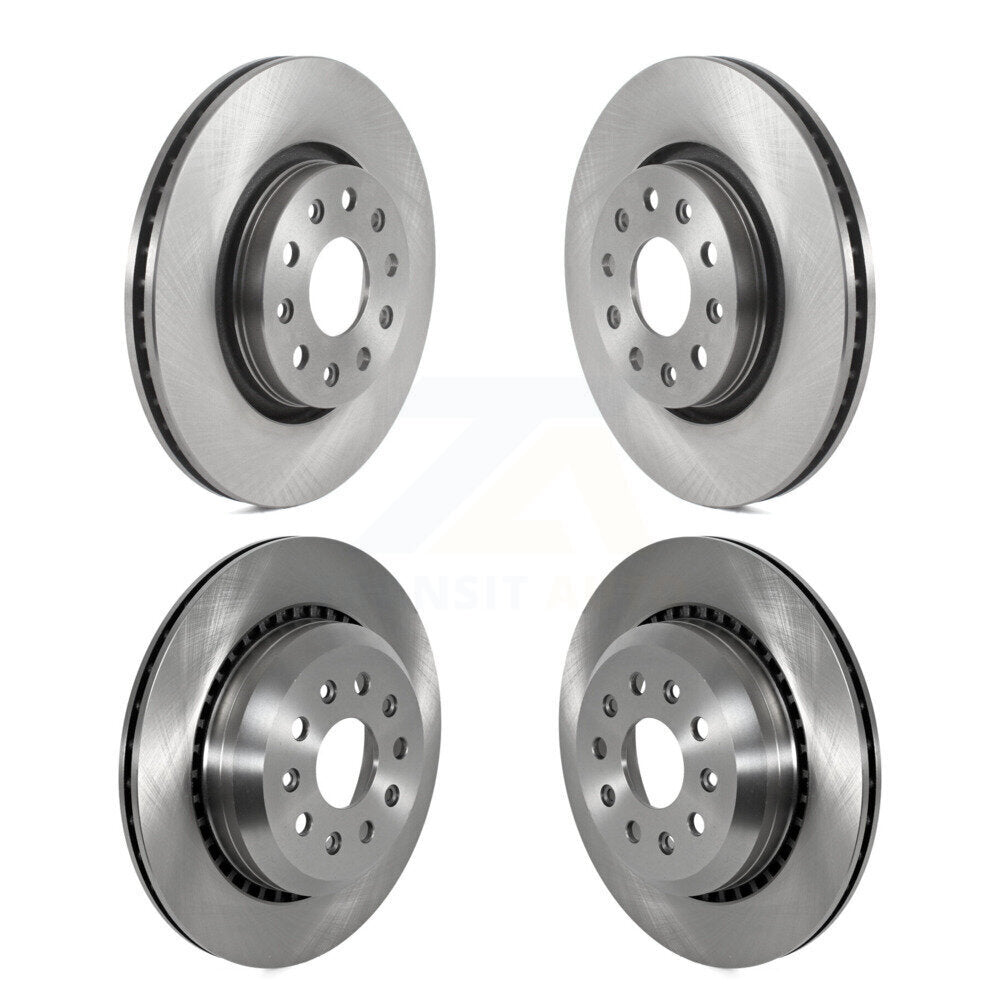 Front Rear Disc Brake Rotors Kit For 2020-2024 Jeep Gladiator K8-102262