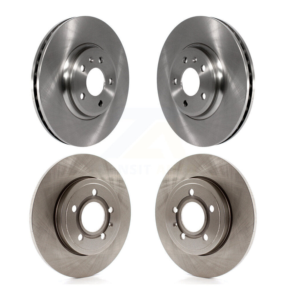 Front Rear Disc Brake Rotors Kit For 2009 Audi A4 Quattro Sedan Wagon With 288mm Diameter Rotor K8-102282