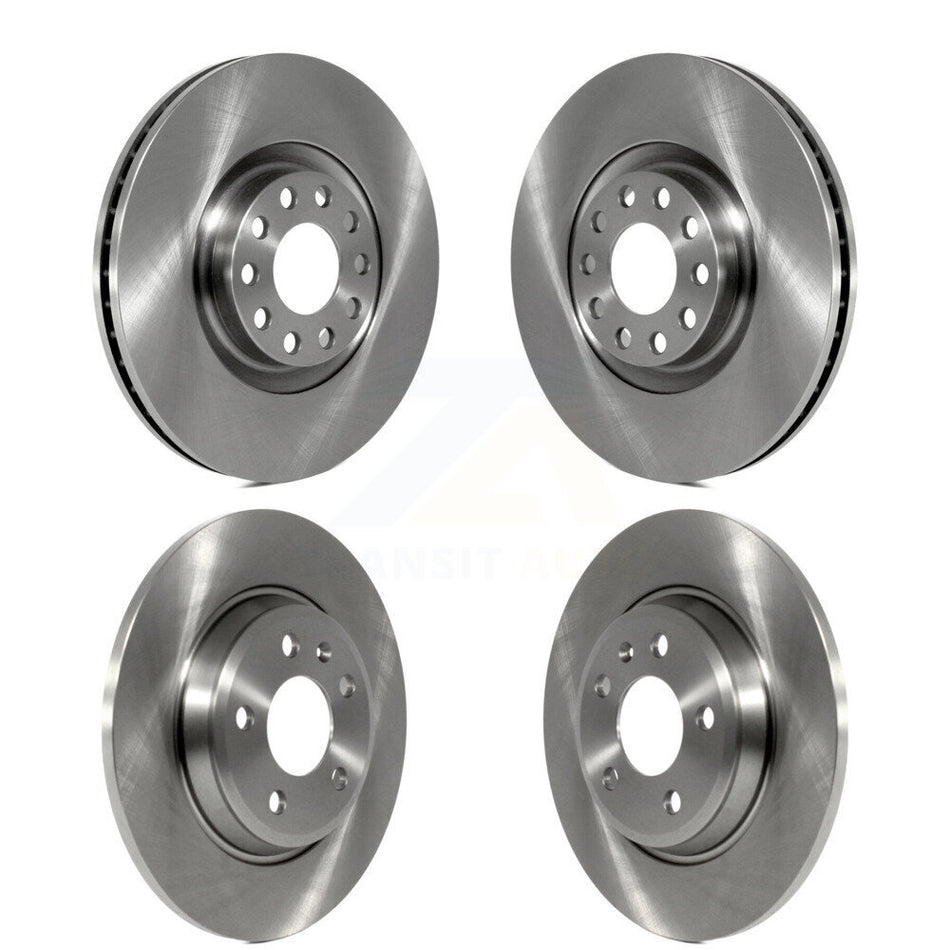 Front Rear Disc Brake Rotors Kit For 2009 Audi A4 Quattro Convertible With 300mm Diameter Rotor K8-102283