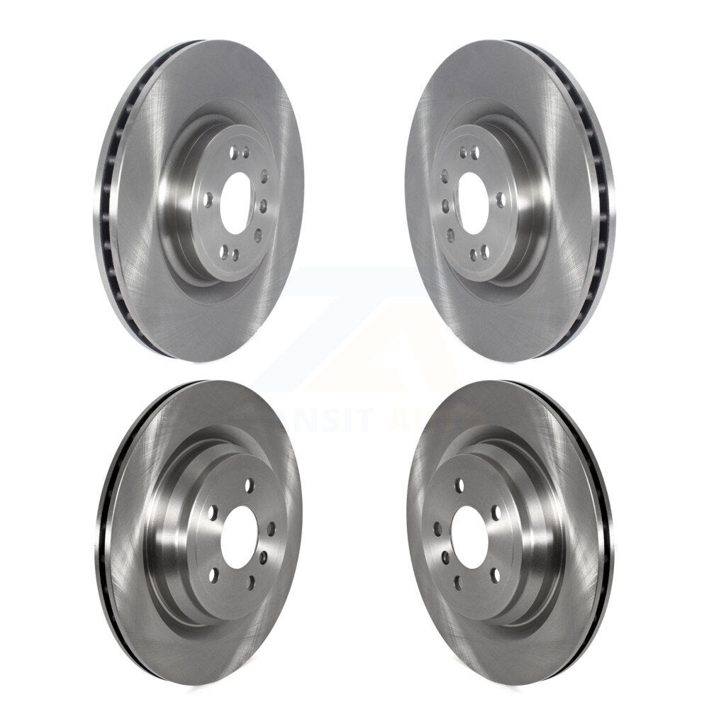 Front Rear Disc Brake Rotors Kit For Mercedes-Benz GLE400 Without Sport Package K8-102284