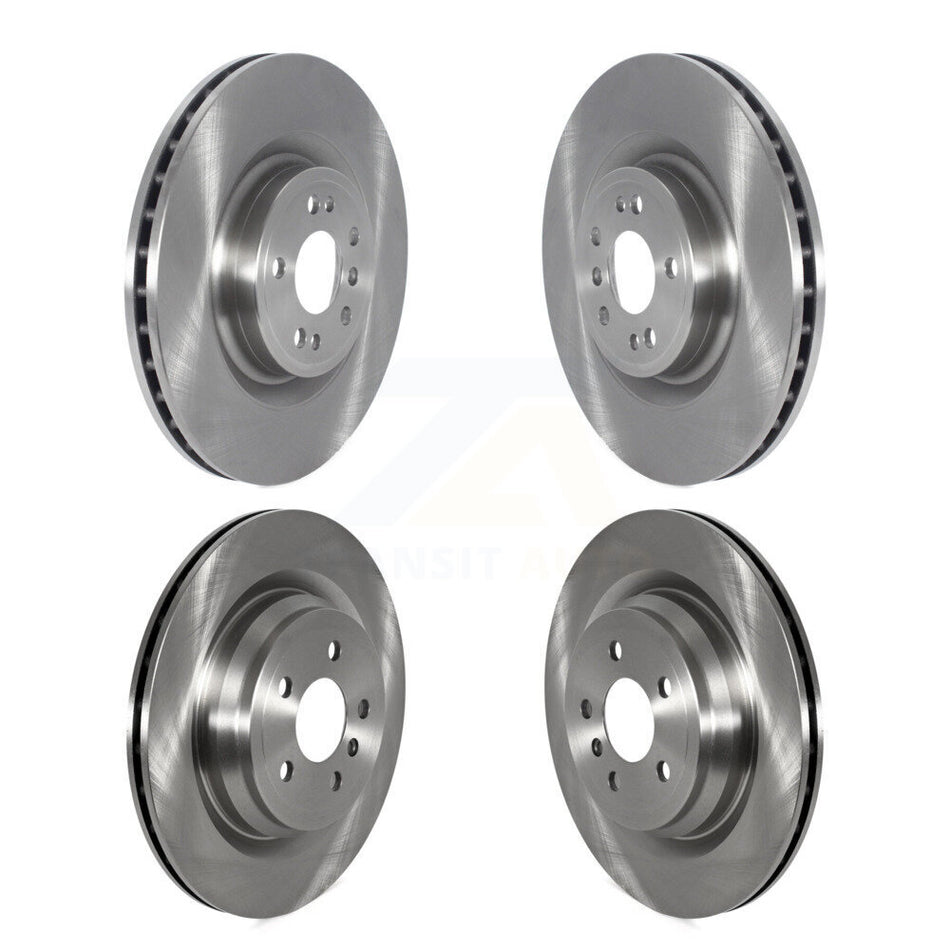Front Rear Disc Brake Rotors Kit For Mercedes-Benz GLE400 Without Sport Package K8-102284
