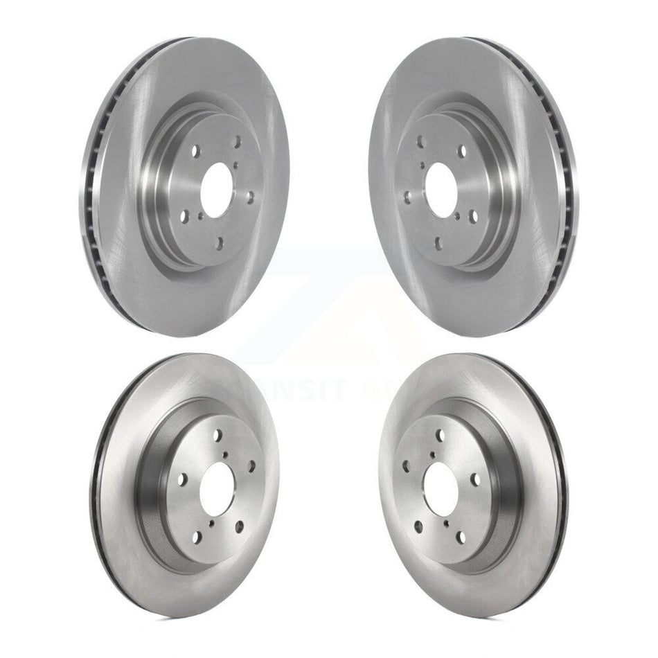 Front Rear Disc Brake Rotors Kit For 2019-2021 Subaru Forester With 316mm Diameter Rotor K8-102285