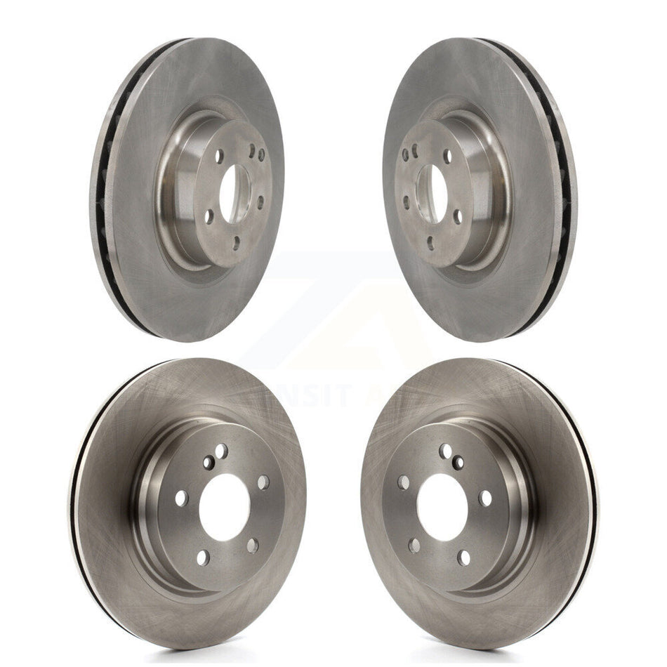 Front Rear Disc Brake Rotors Kit For 2010-2011 Mercedes-Benz E550 With 300mm Diameter Rotor K8-102288