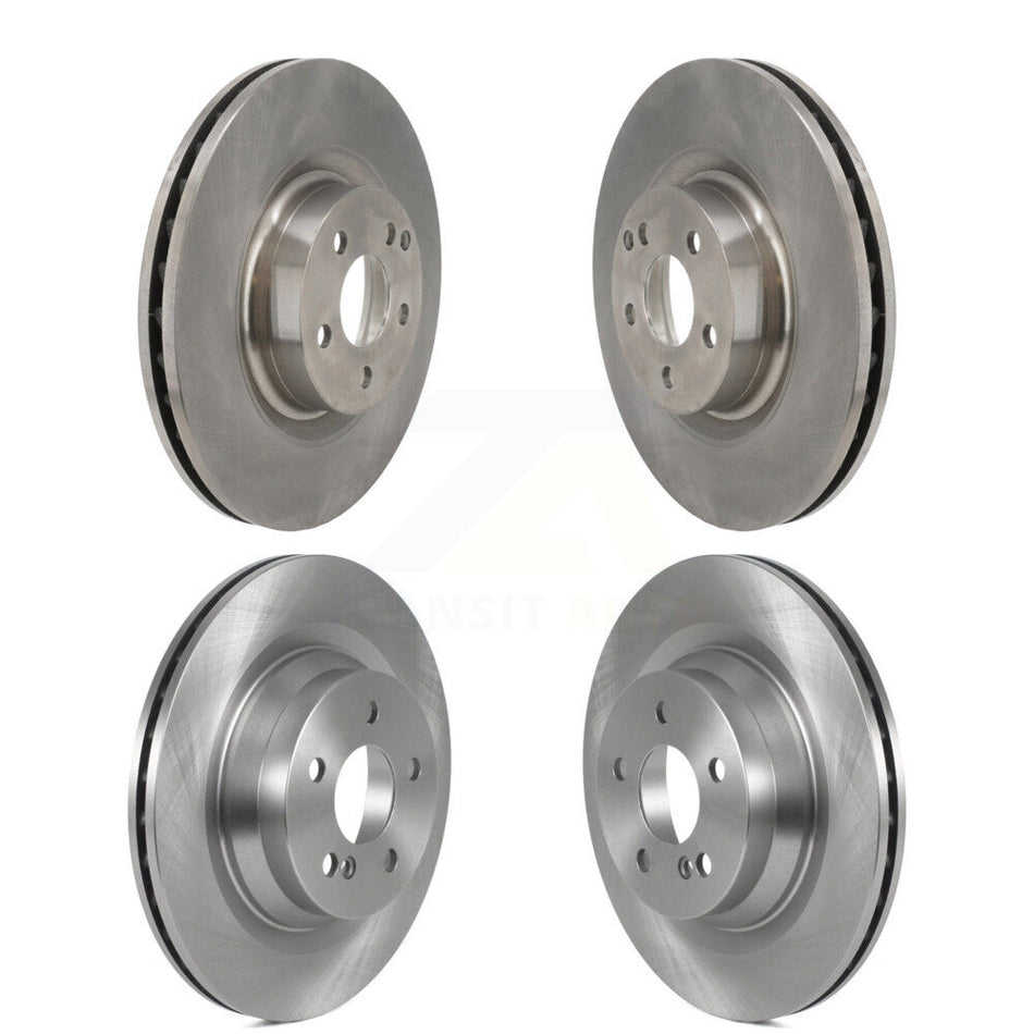 Front Rear Disc Brake Rotors Kit For 2010-2011 Mercedes-Benz E550 With 320mm Diameter Rotor K8-102289