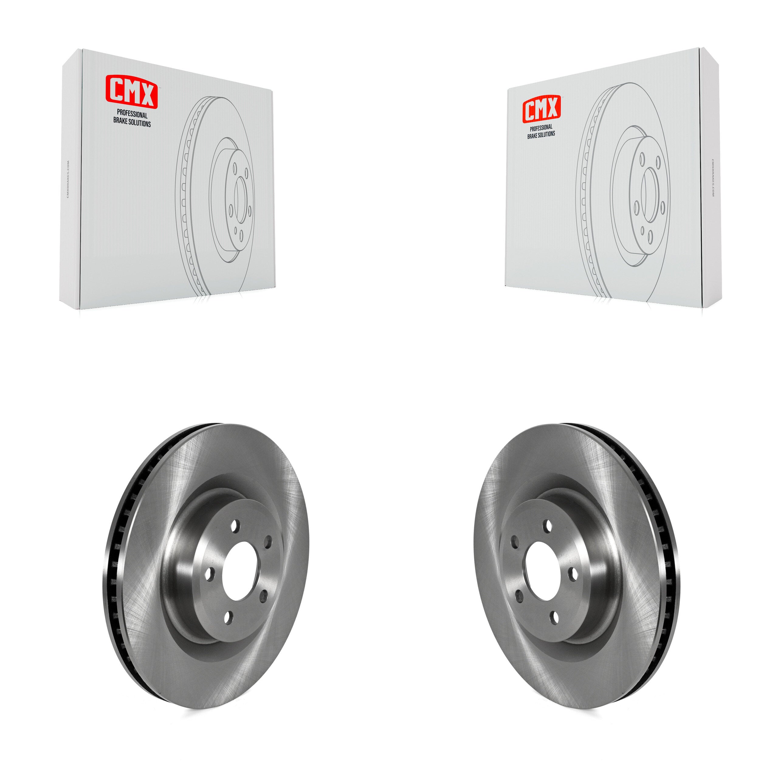 Front Disc Brake Rotors Pair For Ford Explorer Lincoln Aviator K8-102300