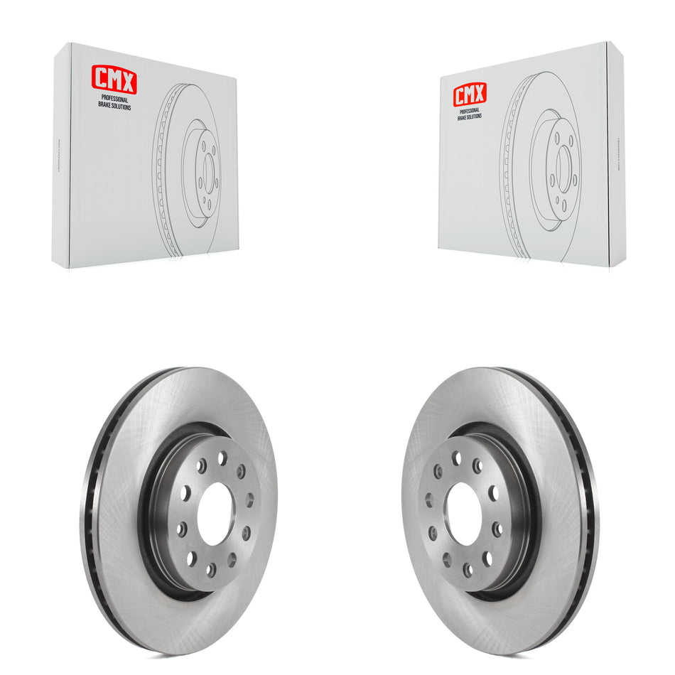 Front Disc Brake Rotors Pair For Jeep Wrangler Gladiator K8-102308