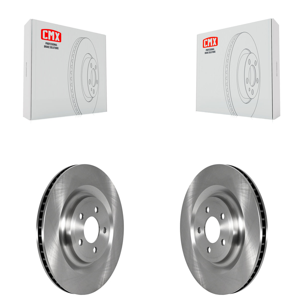 Rear Brake Rotor Pair For Ford Explorer Lincoln Aviator Police Interceptor Utility Mustang K8-102322