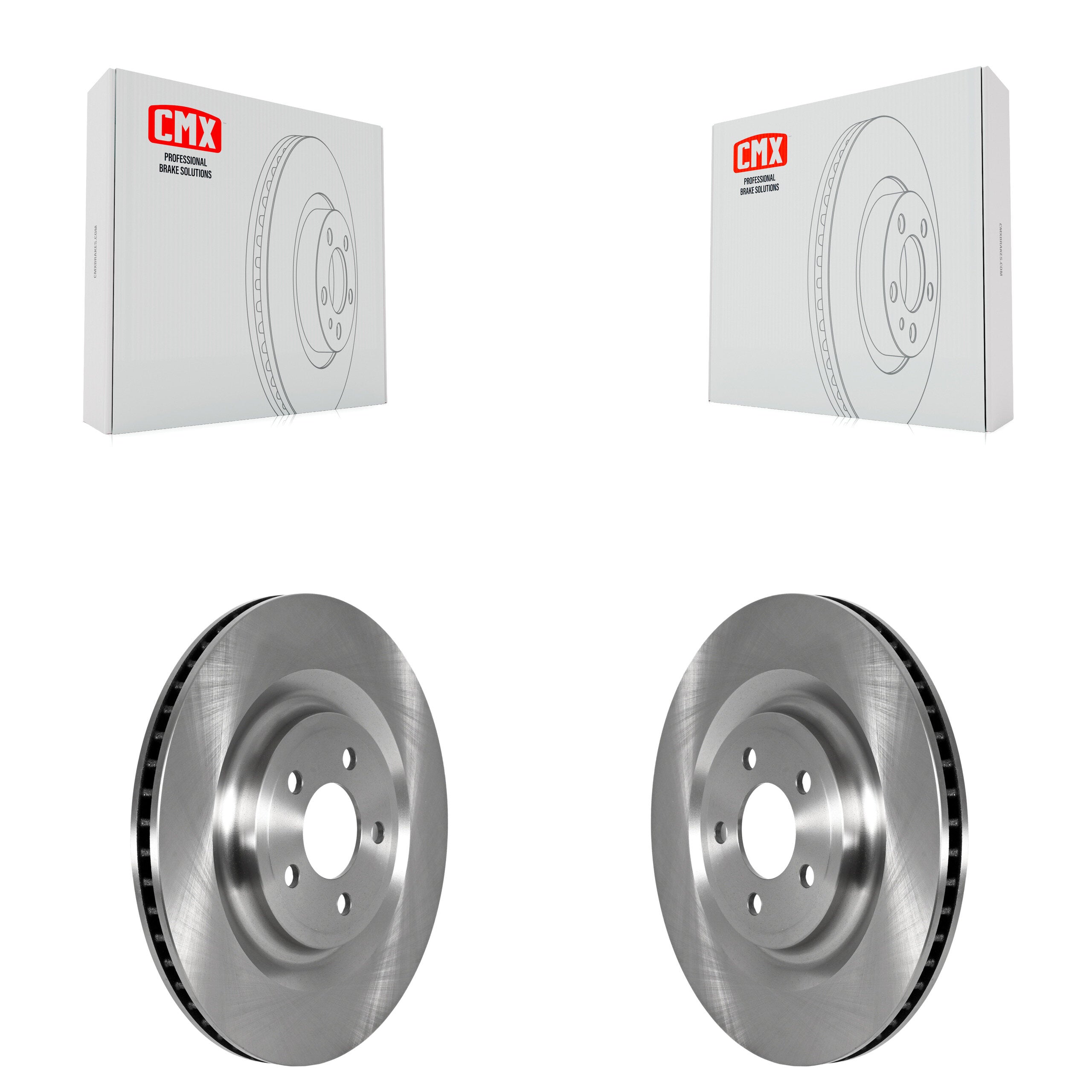 Rear Brake Rotor Pair For Ford Explorer Lincoln Aviator Police Interceptor Utility Mustang K8-102322