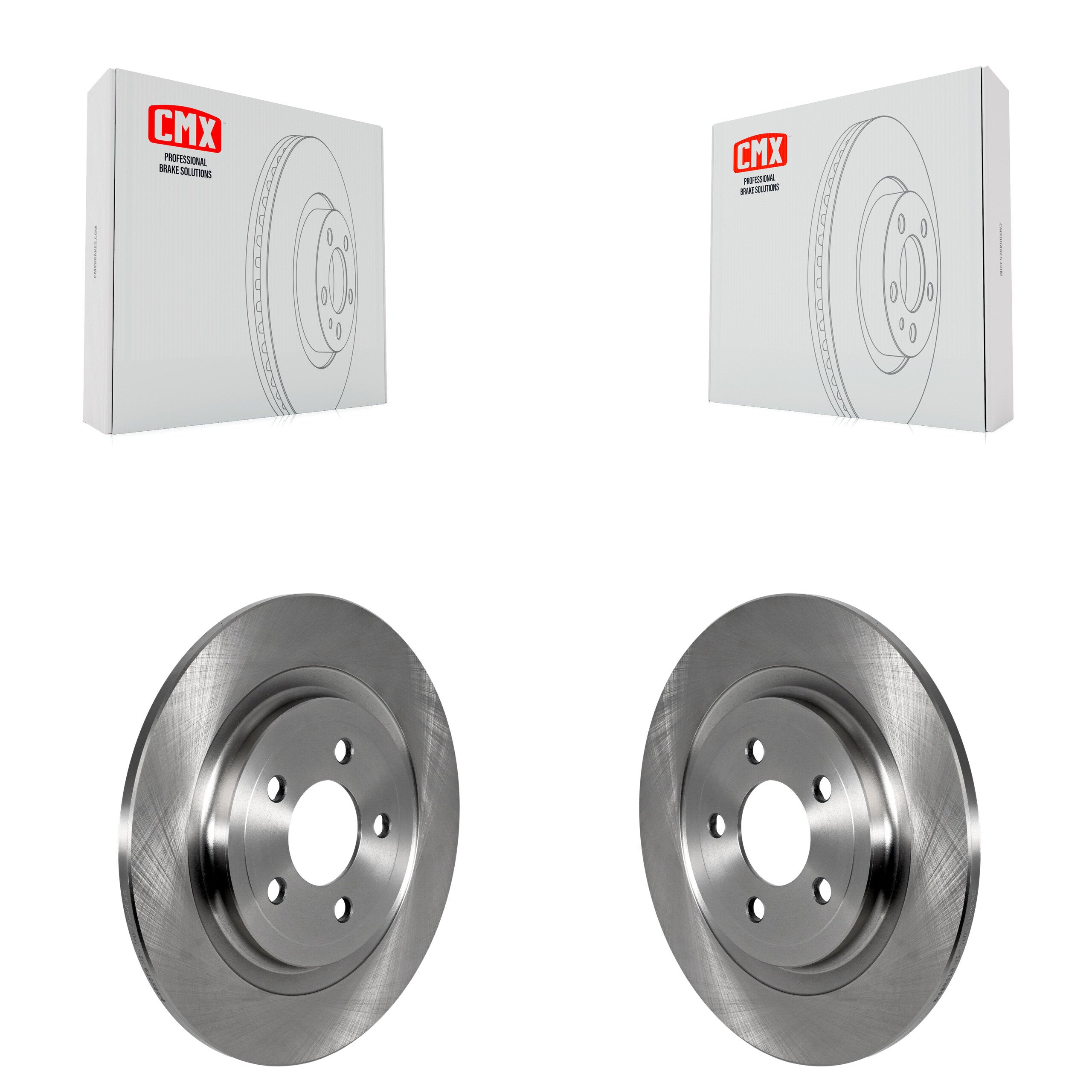 Rear Disc Brake Rotors Pair For Ford Explorer Mustang K8-102323