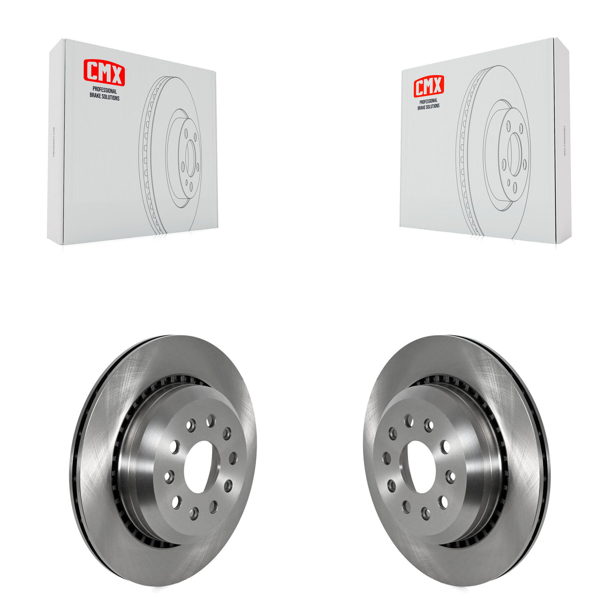Rear Disc Brake Rotors Pair For Jeep Wrangler Gladiator K8-102338