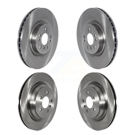 Front Rear Disc Brake Rotors Kit For 2016-2018 Mercedes-Benz GLE400 With AMG Package K8-102371