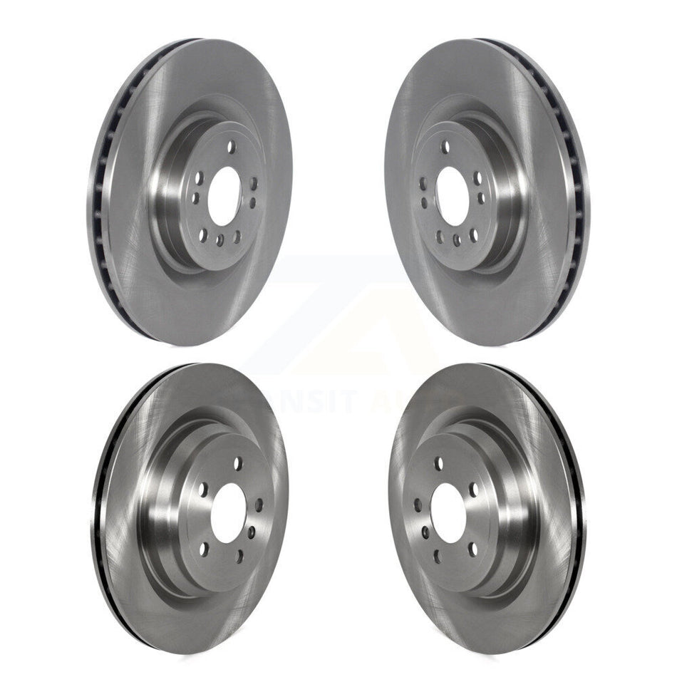 Front Rear Disc Brake Rotors Kit For 2016-2018 Mercedes-Benz GLE400 With AMG Package K8-102371