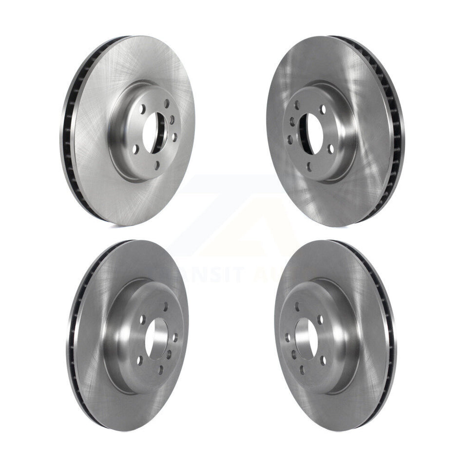 Front Rear Disc Brake Rotors Kit For BMW 535i 550i xDrive 650i 740Li 740i GT Gran Coupe 740Ld ActiveHybrid 7 K8-102382