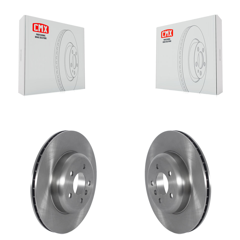 Rear Disc Brake Rotors Pair For BMW 535i 550i xDrive 650i 640i 740Li 740i Gran Coupe GT 740Ld Alpina B6 ActiveHybrid 7 K8-102386