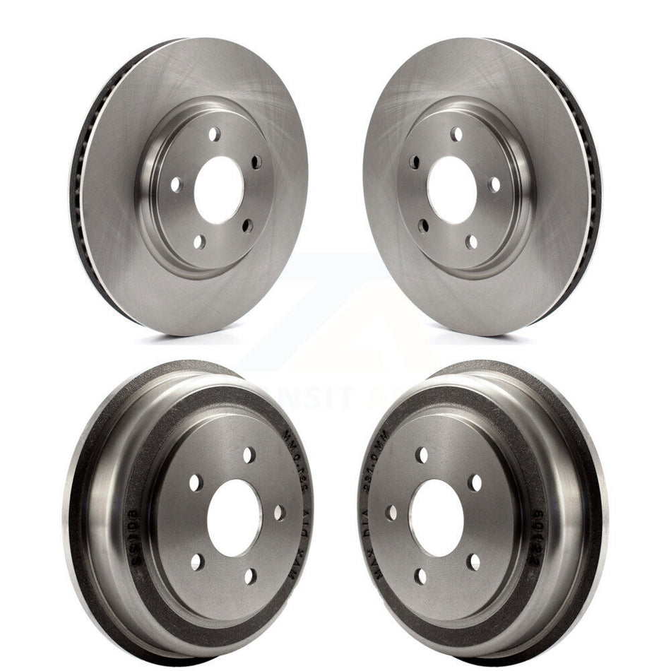 Front Rear Disc Brake Rotors Drums Kit For Chevrolet Malibu K8-102391
