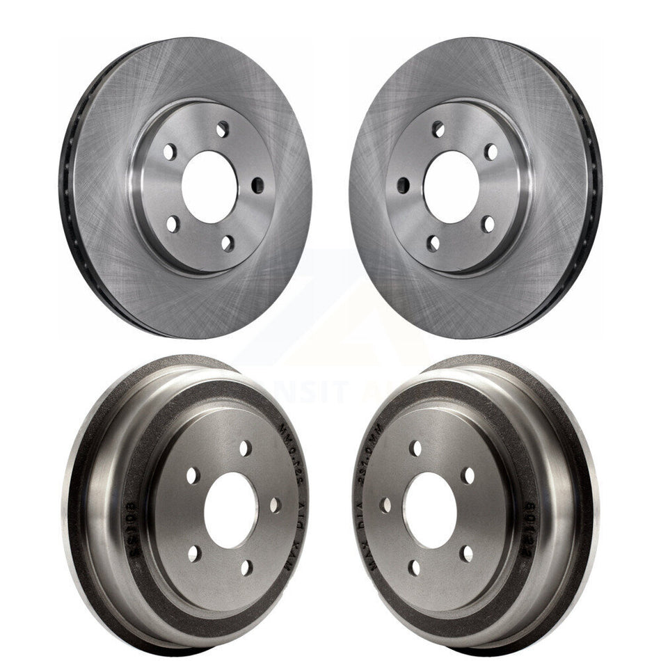Front Rear Disc Brake Rotors Drums Kit For Chevrolet Malibu K8-102392