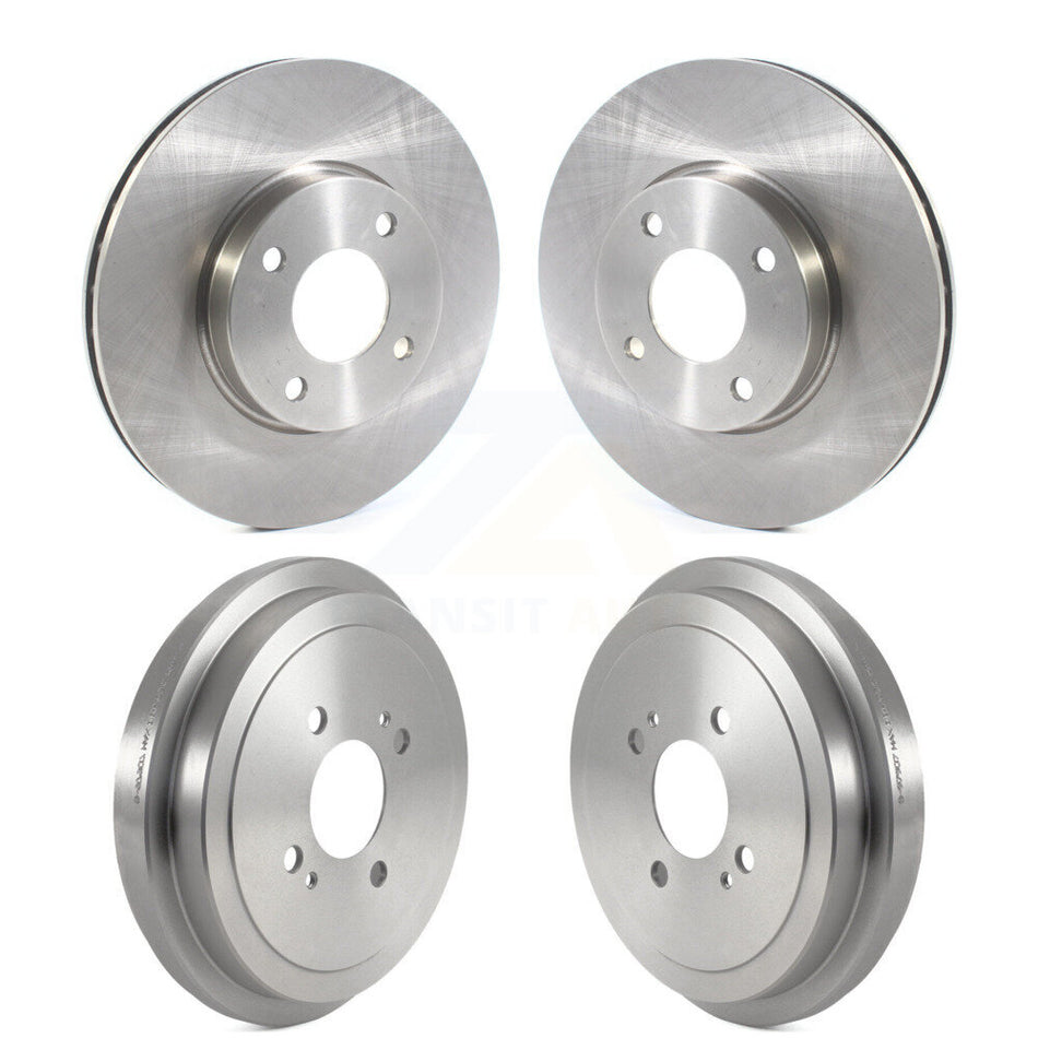 Front Rear Disc Brake Rotors Drums Kit For Nissan Kicks Versa K8-102393