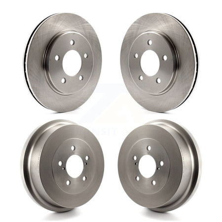 Front Rear Brake Rotors Drums Kit For Dodge Caravan Grand Plymouth Voyager Chrysler Town & K8-102404