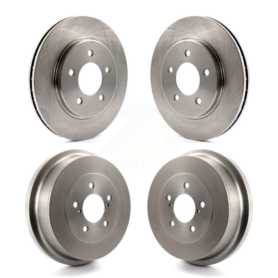 Front Rear Brake Rotors Drums Kit For Dodge Caravan Grand Plymouth Voyager Chrysler Town & K8-102404