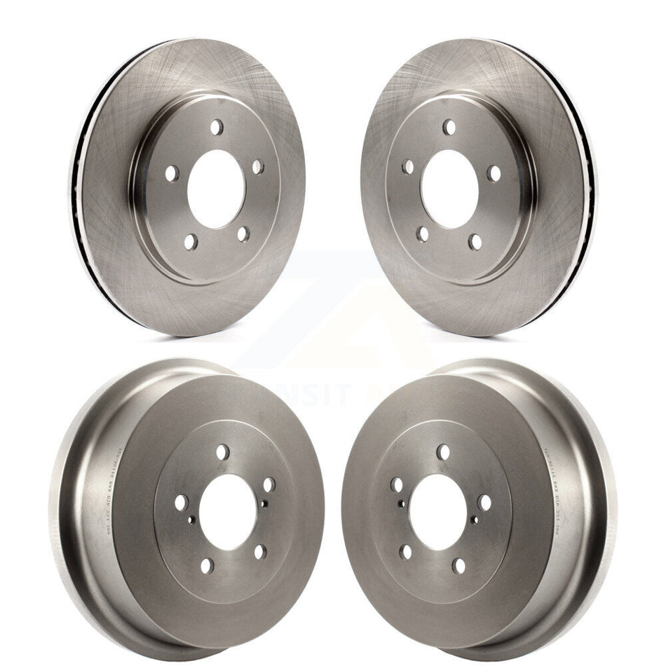 Front Rear Brake Rotors Drums Kit For Dodge Caravan Grand Plymouth Voyager Chrysler Town & K8-102404