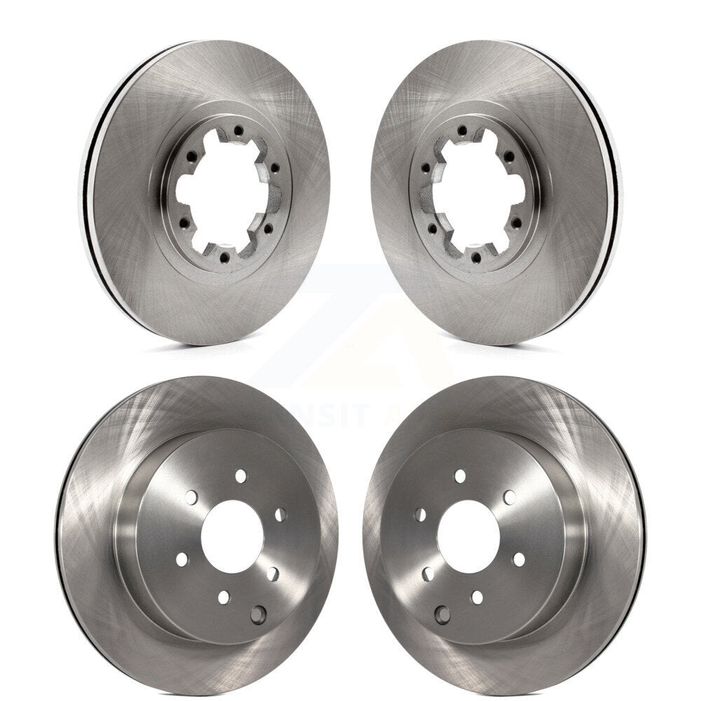 Front Rear Disc Brake Rotors Kit For 2004 Nissan Pathfinder From 08 04 K8-102418