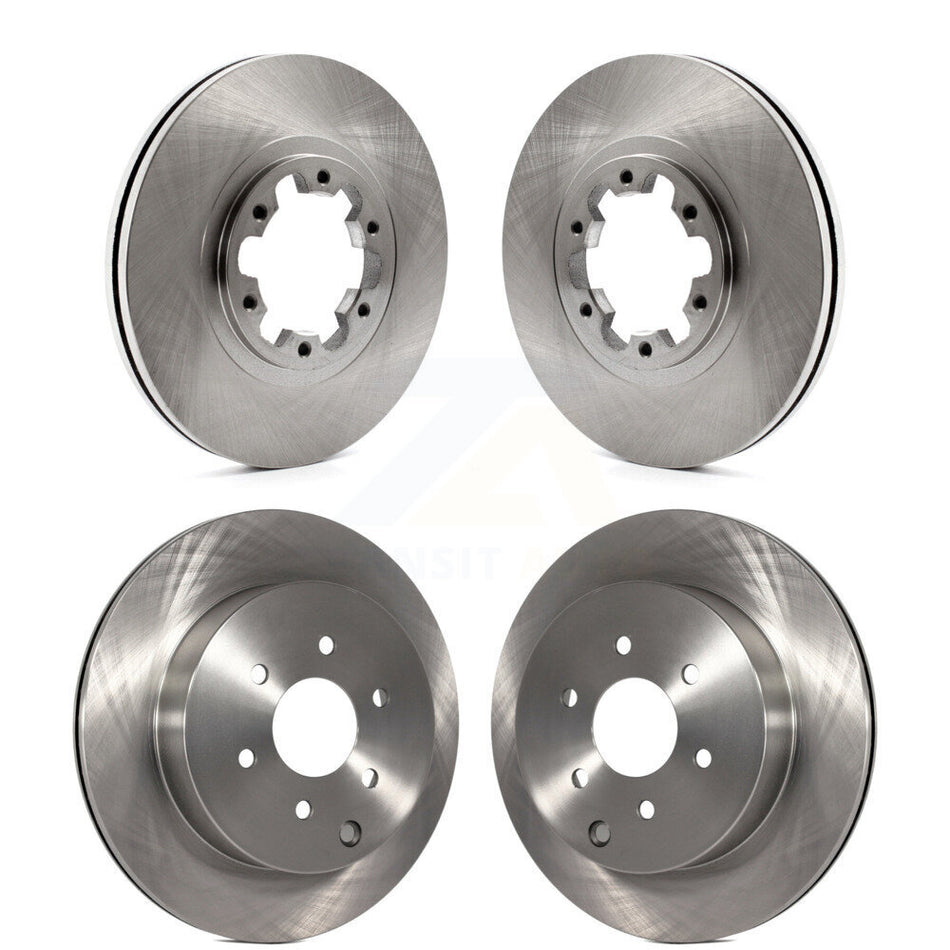 Front Rear Disc Brake Rotors Kit For 2004 Nissan Pathfinder From 08 04 K8-102418