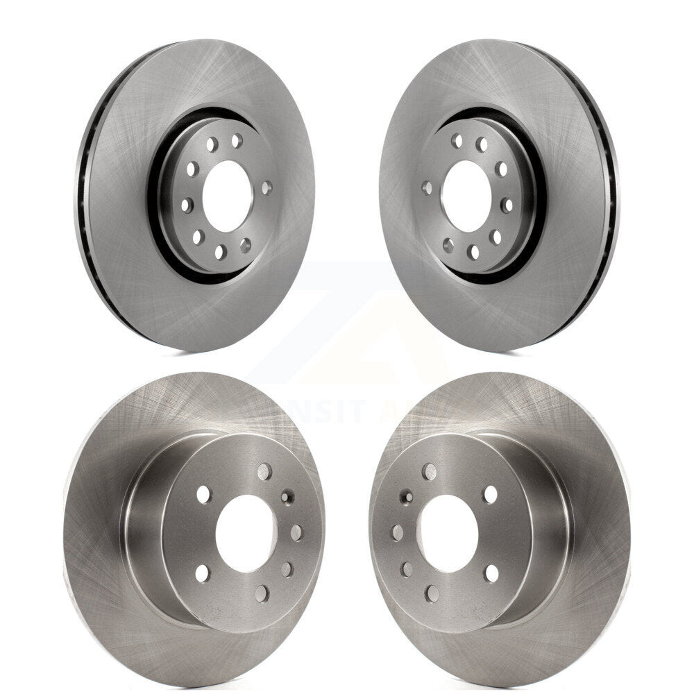 Front Rear Disc Brake Rotors Kit For 1999-2002 Saab 9-3 Viggen K8-102420
