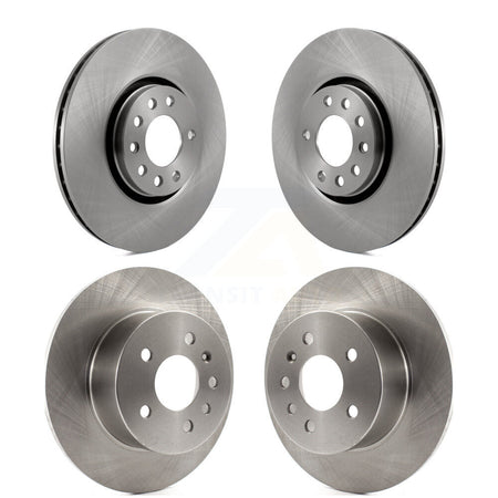 Front Rear Disc Brake Rotors Kit For 1999-2002 Saab 9-3 Viggen K8-102420