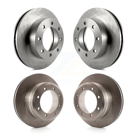 Front Rear Disc Brake Rotors Kit For Ford F-250 Super Duty F-450 K8-102423