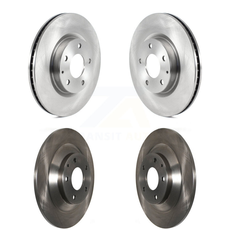 Front Rear Disc Brake Rotors Kit For 2020-2024 Mazda CX-30 With 302mm Diameter Rotor K8-102424