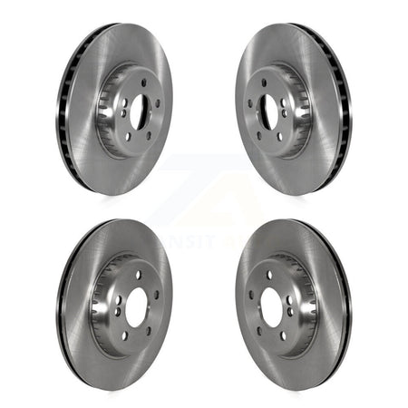 Front Rear Disc Brake Rotors Kit For 2018-2019 Mercedes-Benz E300 Without Sport Package K8-102437