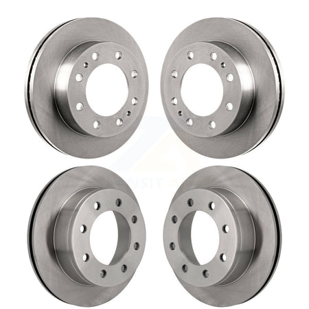 Front Rear Disc Brake Rotors Kit For 2010-2011 Chevrolet Express 4500 3.20" Overall Height K8-102438