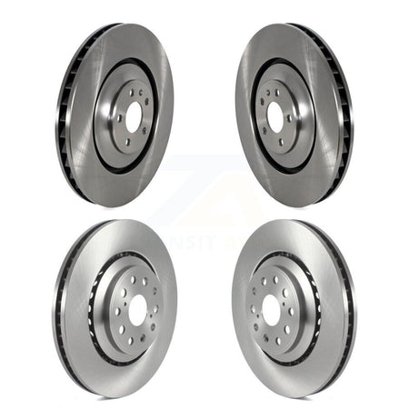 Front Rear Disc Brake Rotors Kit For Audi S6 S7 S8 K8-102442