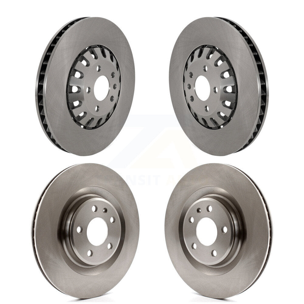 Front Rear Disc Brake Rotors Kit For 2019-2021 Audi A6 Quattro A7 Sportback K8-102446