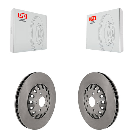 Front Disc Brake Rotors Pair For Audi Q7 Q8 e-tron Quattro A6 A7 Sportback A8 K8-102447