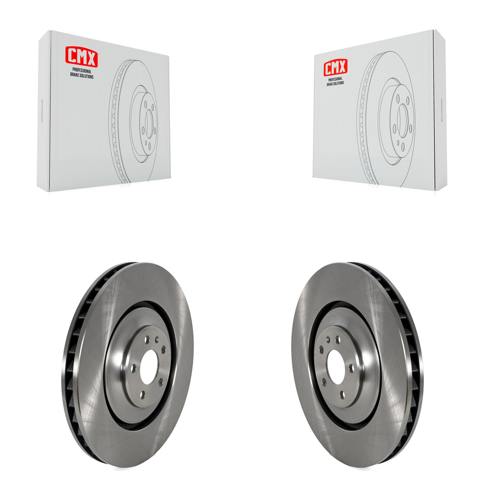 Front Disc Brake Rotors Pair For Audi A7 Quattro A8 S6 S7 S8 K8-102449