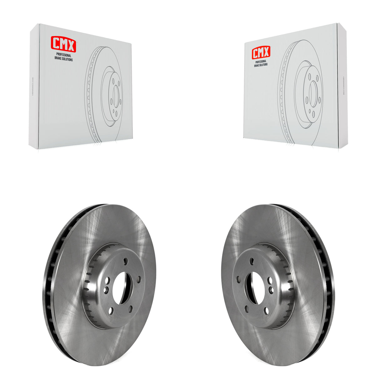 Front Disc Brake Rotors Pair For Mercedes-Benz GLC300 C300 C400 C350e K8-102451