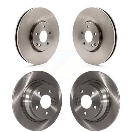 Front Rear Disc Brake Rotors Kit For 2006 Mercedes-Benz E500 AWD With Solid Rotor K8-102454