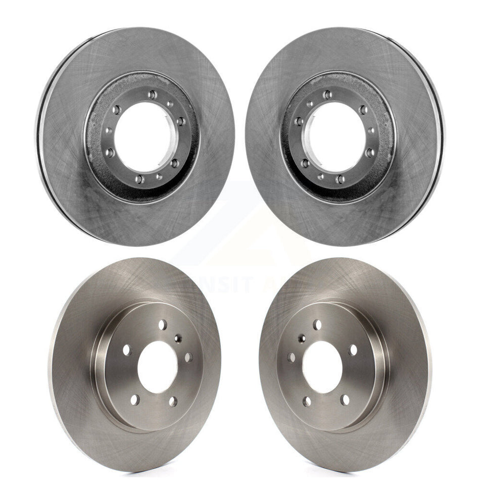 Front Rear Disc Brake Rotors Kit For 2005 Pontiac Montana SV6 with FWD K8-102458