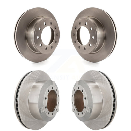 Front Rear Disc Brake Rotors Kit For Ram Dodge Sterling Truck 4500 5500 Bullet 45 55 K8-102462