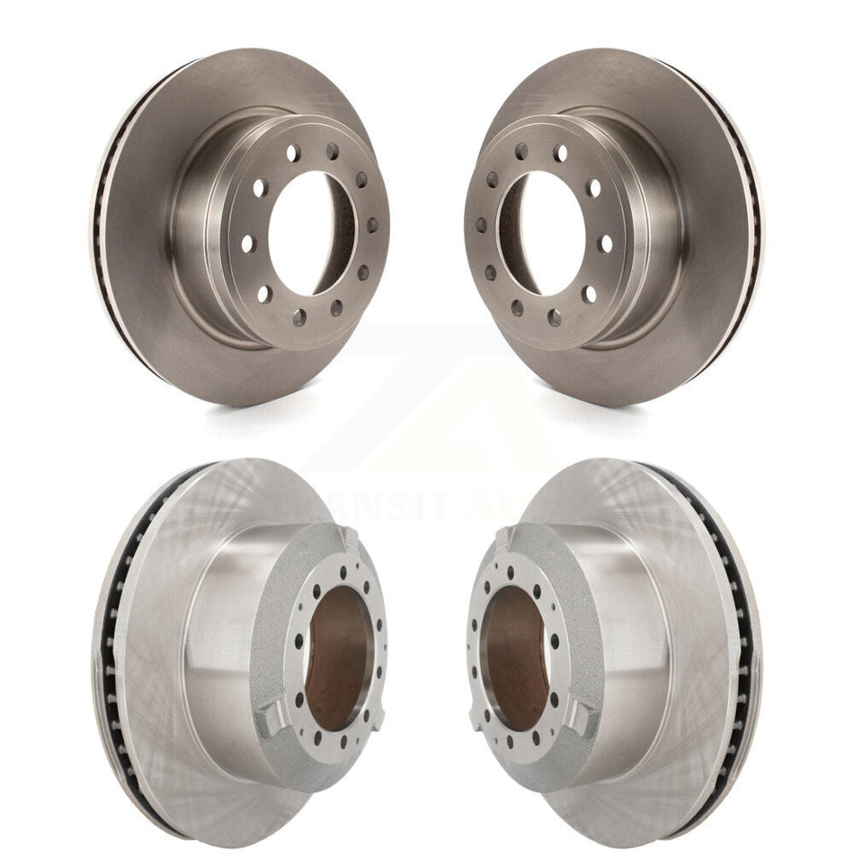 Front Rear Disc Brake Rotors Kit For Ram Dodge Sterling Truck 4500 5500 Bullet 45 55 K8-102462