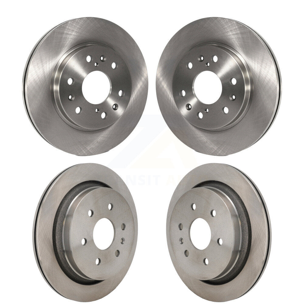 Front Rear Brake Rotor Kit For 13-16 Cadillac XTS With 6 Lug Wheels Heavy Duty Brakes K8-102482