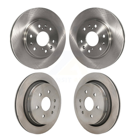 Front Rear Brake Rotor Kit For 13-16 Cadillac XTS With 6 Lug Wheels Heavy Duty Brakes K8-102482