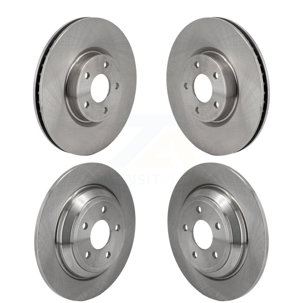 Front Rear Disc Brake Rotors Kit For Ford Escape Bronco Sport Lincoln Corsair K8-102491