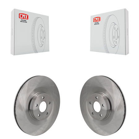 Front Disc Brake Rotors Pair For 2016-2018 Ford Focus RS K8-102497